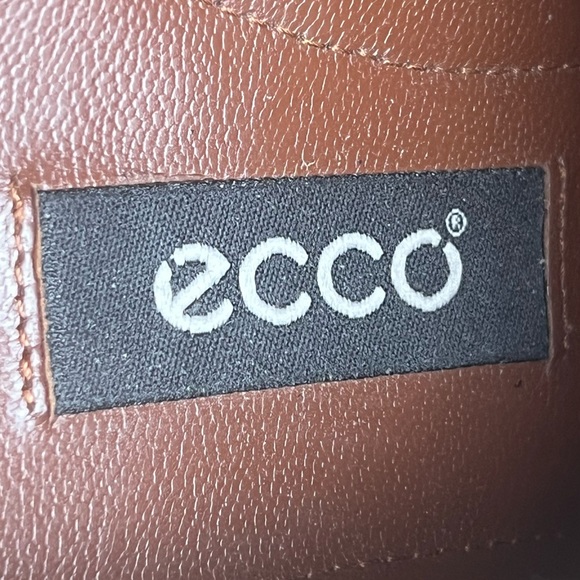 Ecco Maroon Leather Shock Point Lace Up Shoes Dress Shoes Eur 43 US Men’s 9-9.5 - Picture 8 of 10